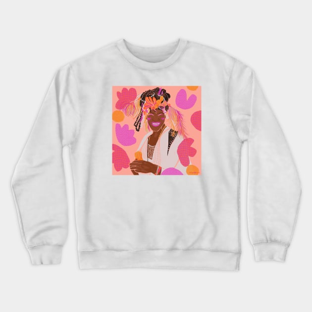 Marsha P Johnson Crewneck Sweatshirt by Noisemakers 